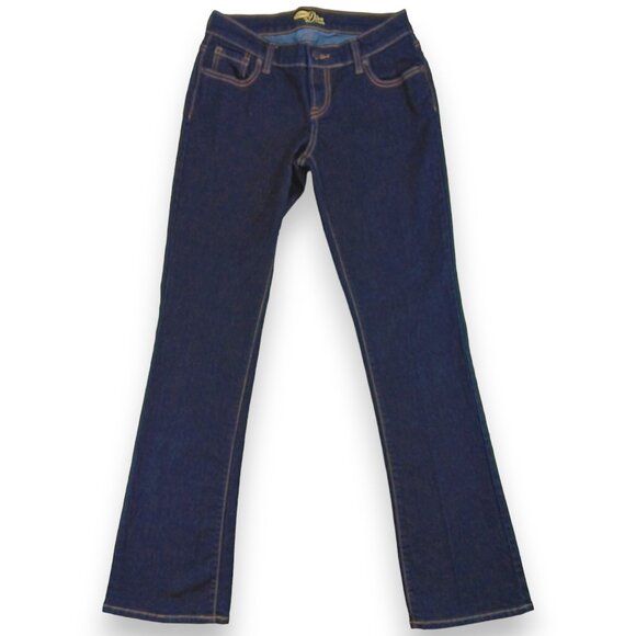 Old Navy Denim - OLD NAVY-Diva-Women's Jeans- Dark Blue-SIZE 2-Low Rise-Soft-Flexible Stretch